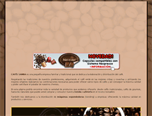 Tablet Screenshot of cafessamba.com
